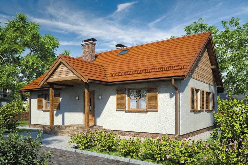Проект дома КО-94 из панелей Соломит